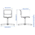 SMÄLLEN Swivel chair, black
