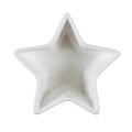 Set of 6 Serving Dishes Star/Moon, white