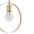 GoodHome Pendant Lamp Kaitains E27 28cm, gold