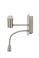 Wall Lamp Regina, satin nickel