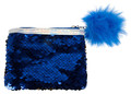 Starpak Wallet Purse Blue Sequins 3+