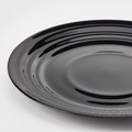 NÄTBARB Side plate, black, 19 cm