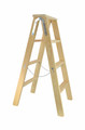 AW Wooden Ladder 2x4 Steps 150kg