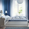VADSÖ Sprung mattress, firm/light blue, 140x200 cm