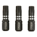 Erbauer Impact Bits 25 mm TX30, 3 pack