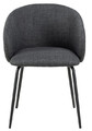 Upholstered Chair Eleanor, dark grey