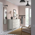 STOREMOLLA Chest of 8 drawers, light grey-beige stained, 171x50x91 cm