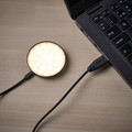 STRIMSÄV LED spotlight, black