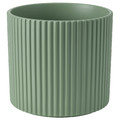 DAKSJUS Plant pot, light green, 15 cm