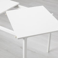 VANGSTA Extendable table, white, 120/180x75 cm