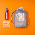 PIVRING Backpack, light grey, 24x8x34 cm/9 l