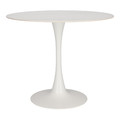 Table Simplet Skinny Premium Stone 90cm, white