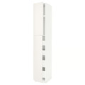 METOD / MAXIMERA Hi cab w 2 doors/4 drawers, white/Veddinge white, 40x60x240 cm