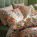 DAGGSALVIA Duvet cover and pillowcase, multicolour/floral pattern, 150x200/50x60 cm
