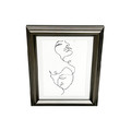 GoodHome Picture Frame Blanton 18 x 24 cm, antique silver