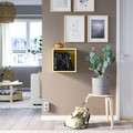 EKET Wall-mounted shelving unit, pale yellow, 35x25x35 cm