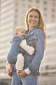 BABYBJORN Baby Carrier Harmony, Woven, Blue mélange, 0-3y