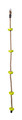 Children's Garden Climbing Rope with Foot Steps 200 cm 3+