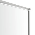 GoodHome Shower Panel Wall Ezili 90 cm, chrome/transparent