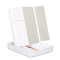 Make-up Mirror with Organizer & LED Lighting, white