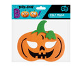 Felt Mask Pumpkin 18x17cm