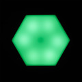 Set of 2 Wall Lamps Hexagonal 8.5x7.5cm, battery-powered