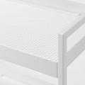 NISSAFORS Trolley, white, 50.5x30x83 cm
