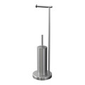 Toilet Brush & Roll Holder GoodHome Koros, brushed steel