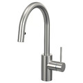 SALLSJÖN Kitchen mixer tap pull out, stainless steel colour