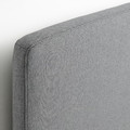 TÄRNKULLEN Upholstered bed frame, Tibbleby beige/grey/Luröy, 160x200 cm