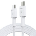 GREEN CELL Cable PowerStream USB-C to USB-C 2m, PD 60W, QC 3.0, white