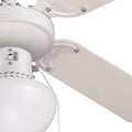 Ceiling Fan Light 92 cm E27 CCT DIM, white