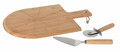 Bamboo Pizza Serving & Cutting Set, 3 pieces
