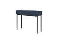 Modern Console Table Dresser Dressing Table Nicole, dark blue, black legs