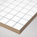 LAGKAPTEN / ALEX Desk, white anthracite/white, 120x60 cm