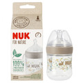 NUK For Nature Baby Bottle 150ml Size S, grey