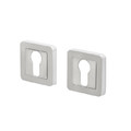 Colours Door Escutcheon Inya, lower, satin nickel