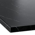 TÄNNFORSEN / TÖRNVIKEN Wash-stnd w drawers/wash-basin/tap, light grey/black marble effect, 82x49x79 cm