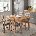 JOKKMOKK Table and 4 chairs, antique stain