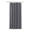 Shower Curtain GoodHome Koros 180 x 200 cm, anthracite