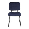 Upholstered Chair Adele VIC, dark blue