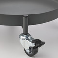 OLIVBLAD Plant mover, in/outdoor dark grey, 32 cm