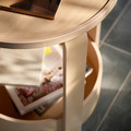 BORGEBY Side table, birch veneer, 46 cm