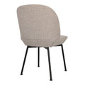 Upholstered Chair Cloe, light grey