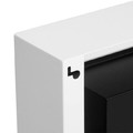 Wall-mounted Biofireplace Box with Glass 900 x 400 mm, white