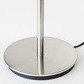 RINGSTA / SKAFTET Table lamp, white, nickel-plated, 41 cm