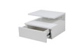 Bedside Table Nightstand Ashlan, white