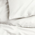 PILTANDVINGE Duvet cover and 2 pillowcases, white, 200x200/50x60 cm