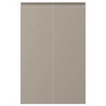 UPPLÖV 2-p door f corner base cabinet set, right-hand/matt dark beige, 25x80 cm