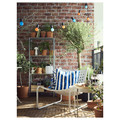 GULLBERGSÖ Cushion, set of 2, blue mixed patterns/outdoor indoor, 50x50 cm
